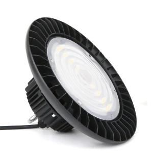 IP65 Waterproof UFO LED High Bay Light 150W 5000K 18000 Lm ETL Approved Commercial Ceiling Warehouse Workshop Wet Location