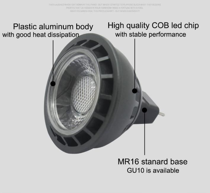 High Quality MR16 3W 5W 7W LED Bulbs GU10 Spotlight Lamp Bulbs