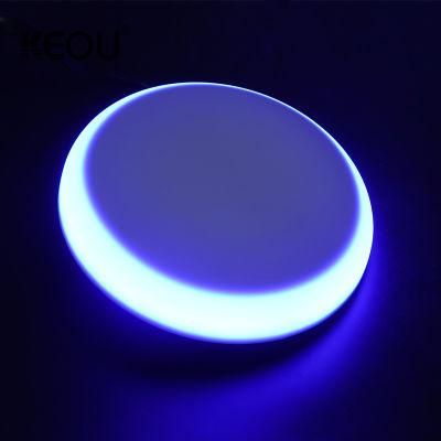36W Red Blue Green Double Color Round LED Ceiling Light 36W Bi Color LED Light with No Frame Design