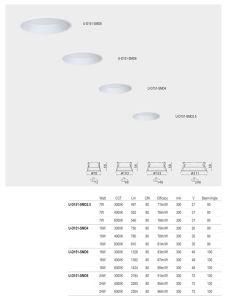 16W LED Recessed Ceiling Round LED Penal Downlight Cold White 5000K Aluminum Down Light LED Downlight