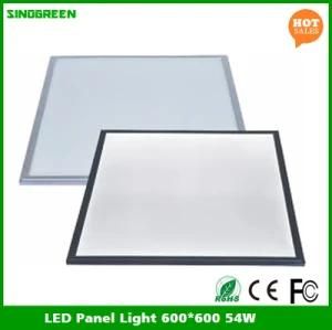 Hot Sales Ce RoHS Flat LED Panel Lights 600*600 54W 80lm/W