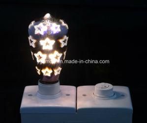 2017new Products LED3d Fireworks Scattered Light Bulb