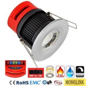 Hot Sale 8W Dimmable IP65 Waterproof Fire Rated COB LED Downlight with Bezel Changeable