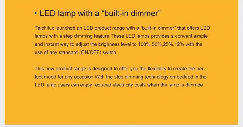 Dimmable LED Bulb A70-Sblc