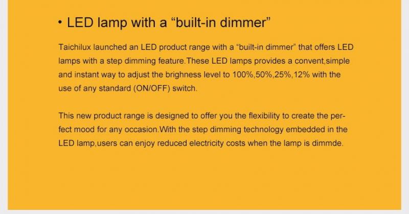 Dimmable LED Bulb A70-Sblc