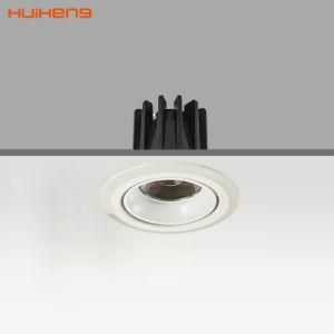 Clothing Store Soptlight Aluminium 9W Recessed LED Downlight