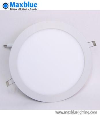 10W Slim Round Recessed LED Panel Light