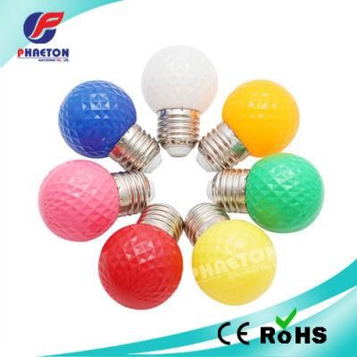 1W 3W G45 Holiday Christmas LED Colorful Light Ball Bulb