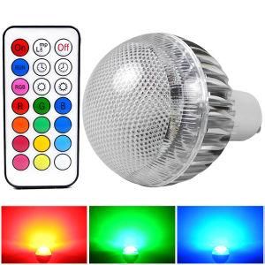 Mengs&reg; GU10 8W RGB Dimmable LED Light with CE RoHS, 2 Years&prime; Warranty, 16 Colour, IR Remote Control (110160023)