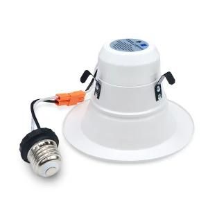 ETL LED Downlight 4inch 8&10W/Deep Baffle Retrofit Kit