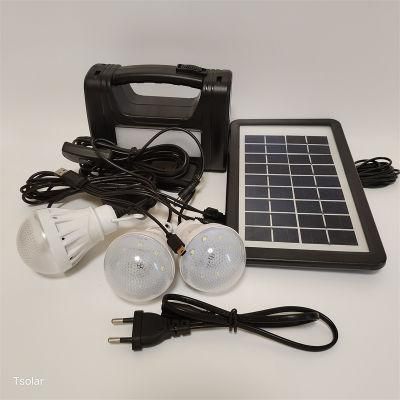 Portable Solar System Solar Power Light with LED Bulbs for Home Power Solar LED Bulb Light