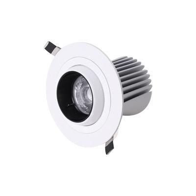 Hotel, Shopping Mall LED Ceiling Light Deep COB Recessed Spotlight, LED Downlight