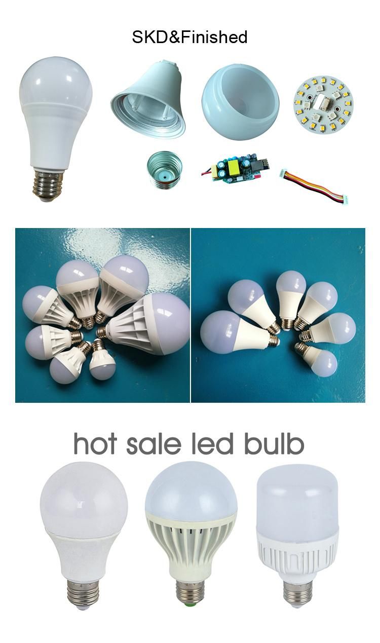 E27 85-265V 5W 7W 9W LED Bulb Raw Material Distributor