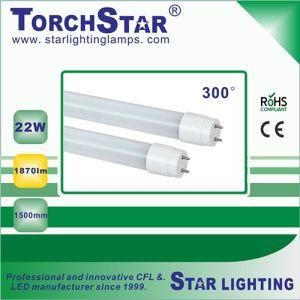 22W 1.5m Plastic LED T8 Tube