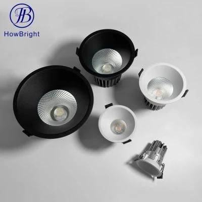 COB LED Down Light Aluminum Modern LED Recessed Anti Glare Spot Down Light
