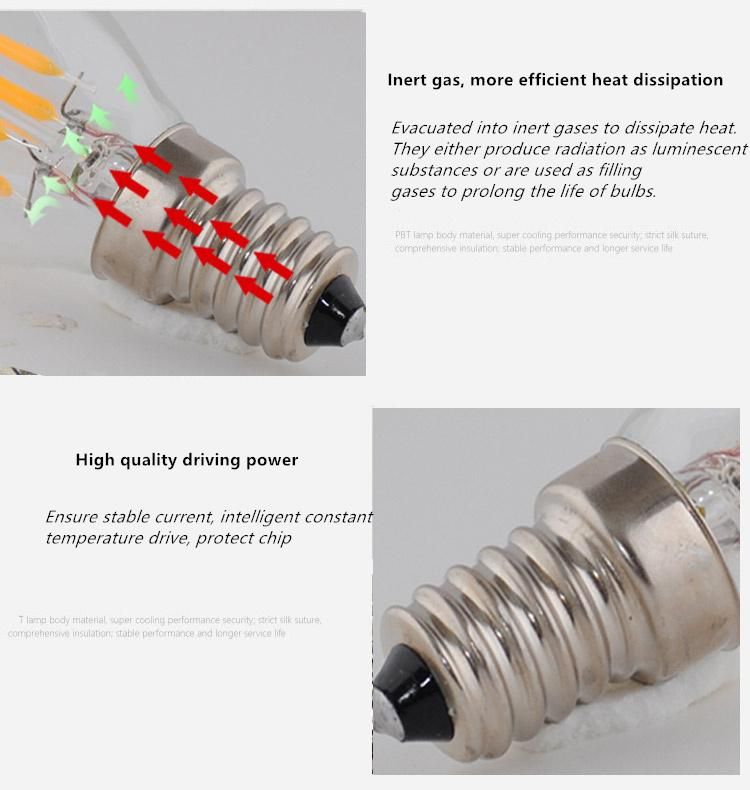 Ce Certifiton LED Lighting Filament Bulb Custom Lamp Bulbs