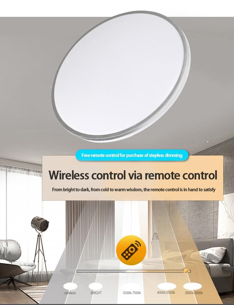 CE CCC Smart Wififlush Newceil Holderled Ceiling Lamp with SMD Plaster Ceiling Light