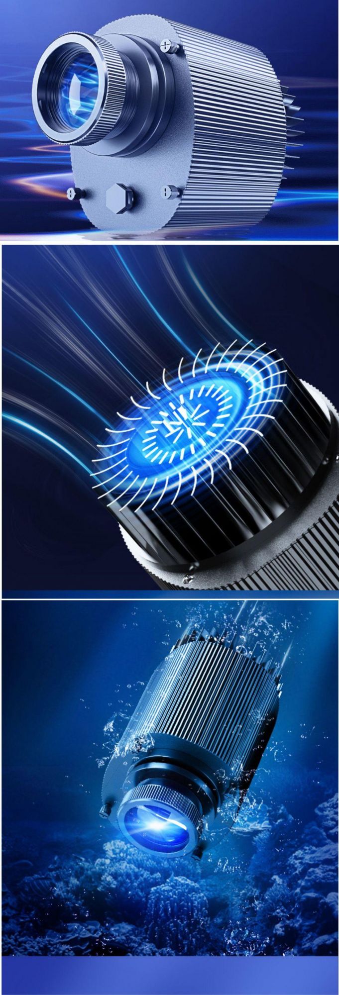 Outdoor Park Hotel LED Water Wave Effect Light Floodlight