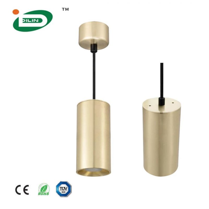 Suspended Ceiling Lamp LED Pendant Light Copper Plated Modern Decorative Indoor LED Lighting