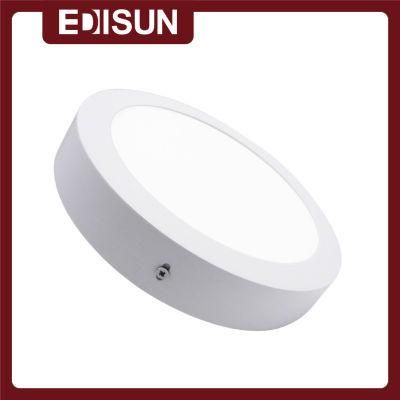 New CE/ERP Regulation 100-240V 6W Surface Round CCT Adjustable LED Slim Panel