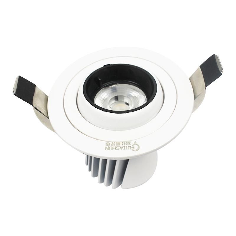 360 Degree Adjustable LED Down Light Spot Light Gimbal Panel Ceiling Recessed Light Downlight