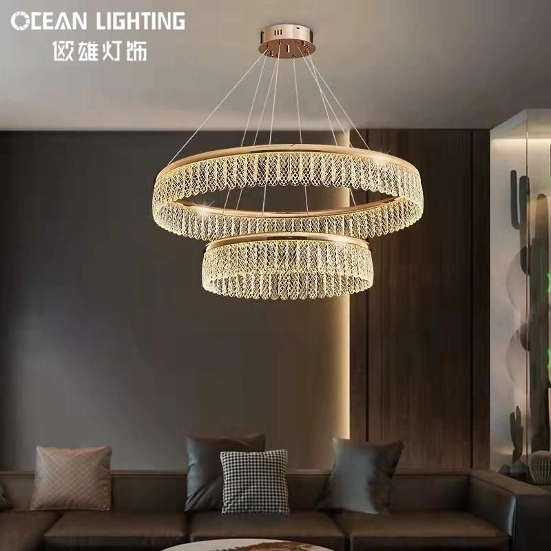 Ocean Lighting Modern Interior Decoration Luxury Crystal Chandelier for Indoor Lighting