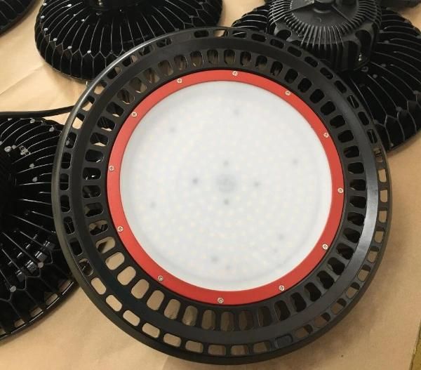 Stadium Natatorium Court Basketball Badminton Gymnasium Lighting No Glare LED High Bay Light for 100W 120W 150W 200W 250W Highbay Aluminum/PC Reflector Cover