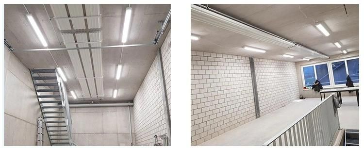 Indoor 40W 60W Office Ceiling Aluminum LED Linear Batten Lamp