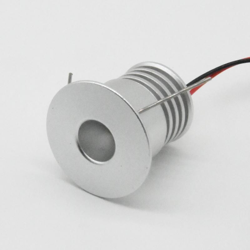 4000K White Ceiling Lighting Kit 3W ADC 12V D23mm Mini LED Bulb Cabinet Downlight Lamp
