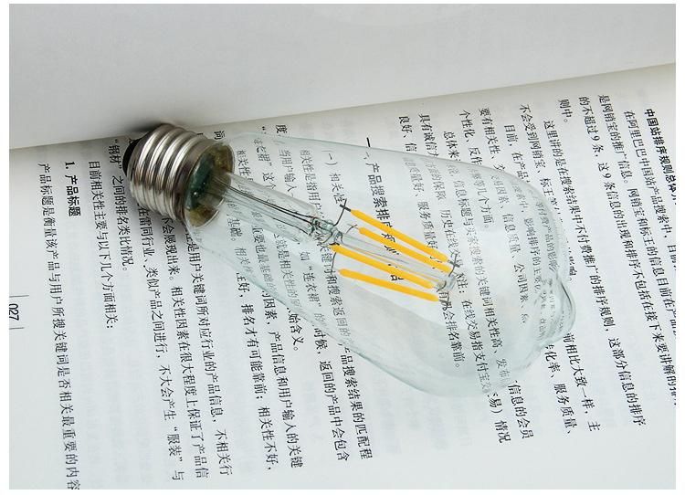 Vintage Edison 110V/220V/25W/40W/60W St64 LED E27 Tungsten Filament Bulbs