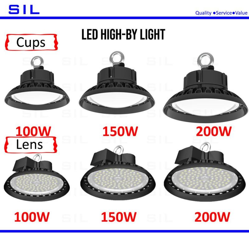 Premium Customized Factory Warehouse Industrial Lighting Highbay 100W UFO LED High Bay Light