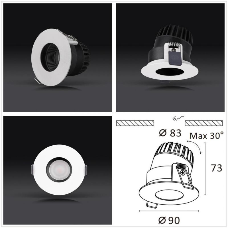 Professional Lighting Project Modern Style IP44 LED Down Light