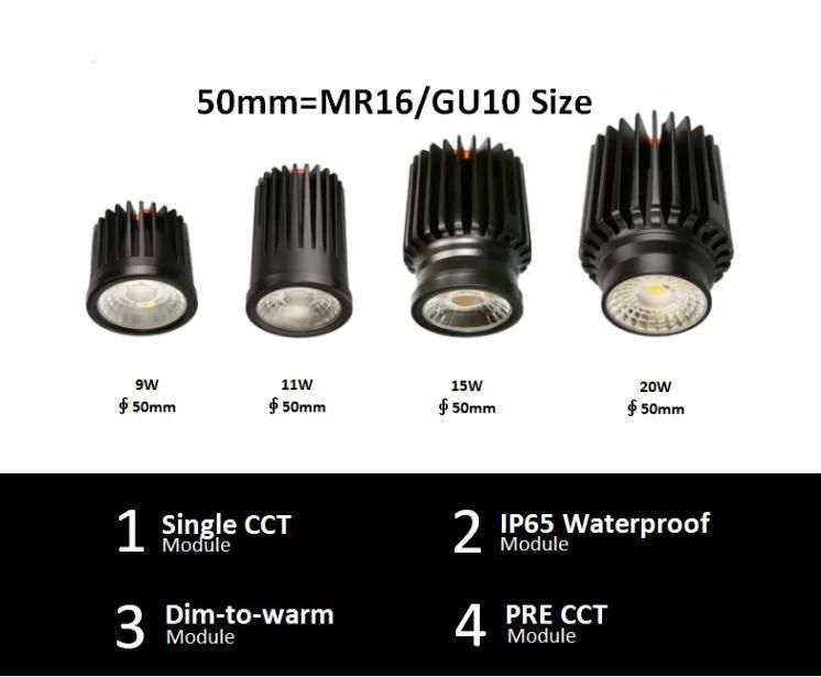 Chinese Factory Super Hot Sale LED Spotlight 11W Indoor Recessed COB LED Wal Light