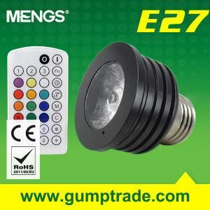 Mengs&reg; E27 4W LED Spotlight with CE RoHS SMD Music, 2 Years&prime; Warranty (11012007400)