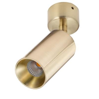 3-Year Warranty Flicker-Free 18W Modern LED Spotlight COB Copper Ceiling Spot Lamp