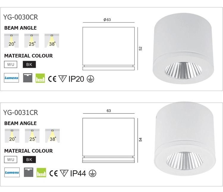 IP44 4W 2700K 3000K 4000K Cabinet LED Light Ceiling Light