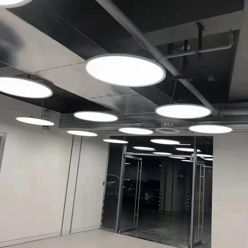 Super-Size 120cm 100cm 80cm 60cm 50cm 40cm Hanging or Surface Mounted Ceiling Lamp Slim Round Office LED Panel Light 3000K 4000K 6500K