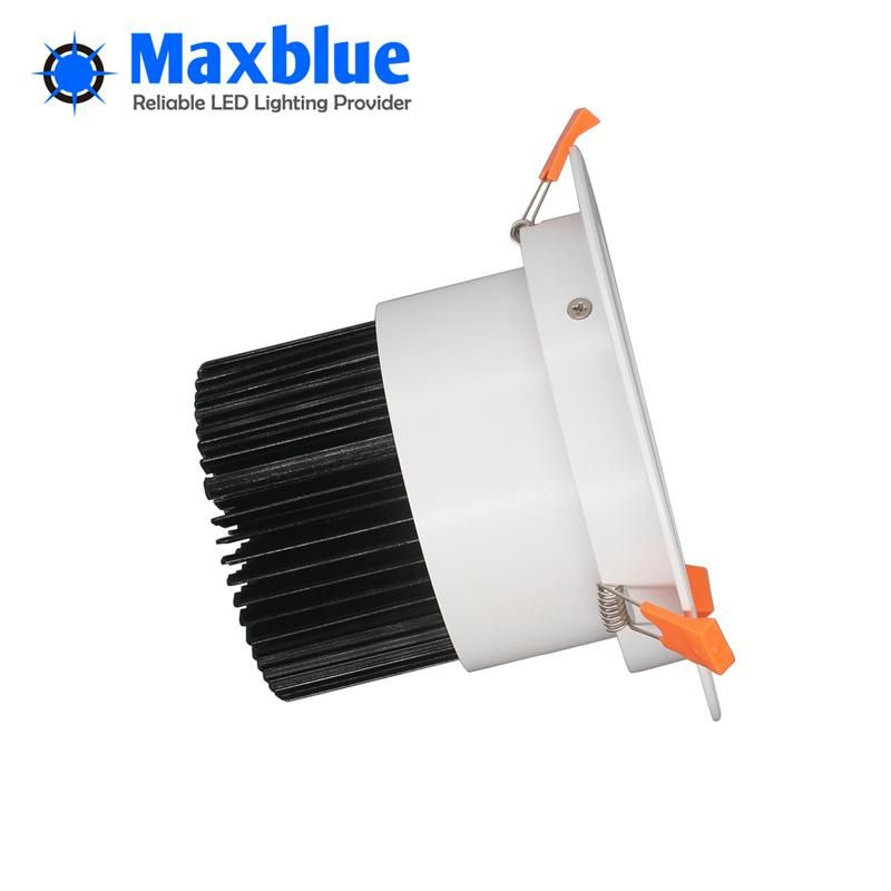 Triac 0-10V Dali Dimmable Recessed LED Downlight/ COB LED Ceiling Down Light