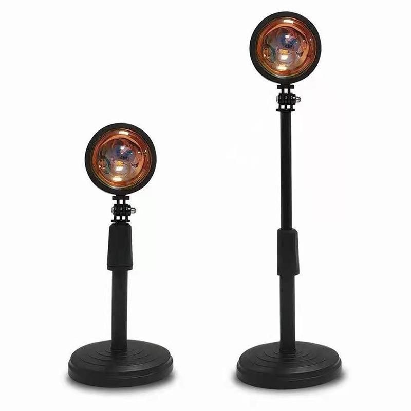 G9 USB Rainbow Sunset Red Projector LED Night Light Sun Projection with Holder