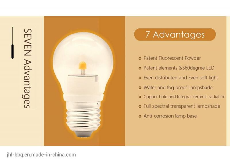 Newest LED Bulb with 360 Degree Lighting Mild Light and Eco-Friend to Maternal Children Infant to Avoid The Damage Blue Ray Effect Infant Retina