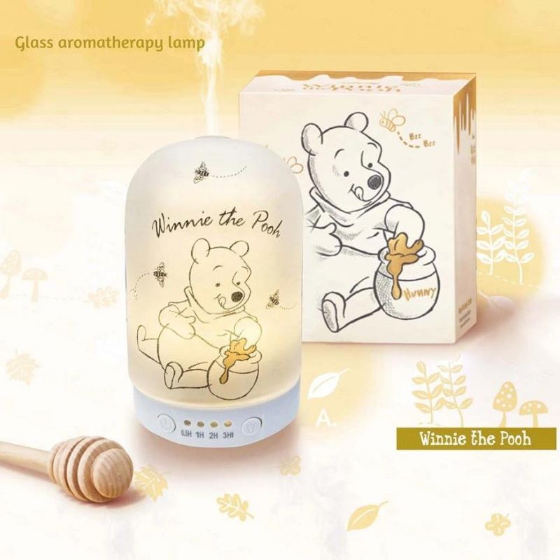 Disney Bedside Lights Glass Aromatherapy Lamp Night Light Winnie Pooh Disney Lamp