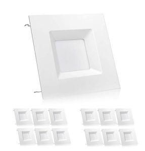 SMD2835 6inch 12W 120V Dimmable LED Downlight/Square Model
