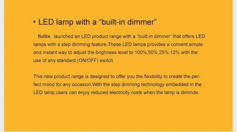 A65 LED Step Dimming Bulb
