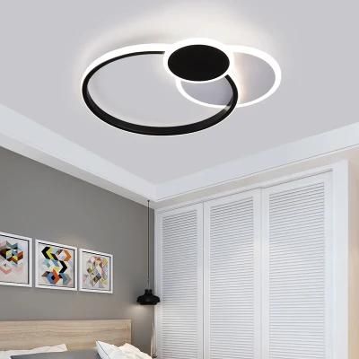 Dafangzhou 72W Light China Flat LED Ceiling Lights Supplier Decorative Lighting Neutral Frame Color Round Ceiling Lamp for Home