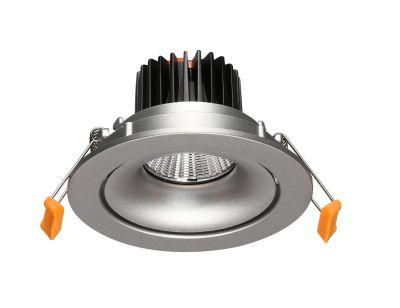 Silver Grey LED Downlight Mounting Ring + LED Downlight Module
