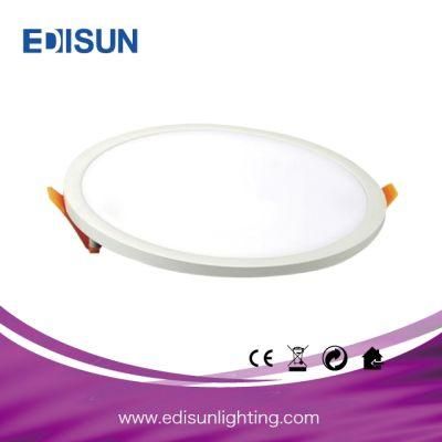 Ce/RoHS 3-24W Round Ceiling LED Panel Light for Indoor