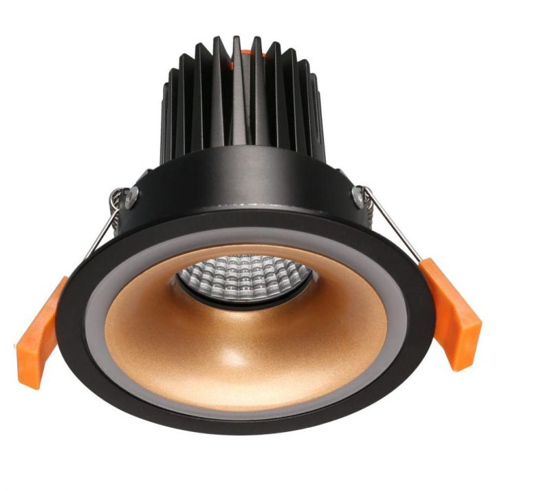 Black Golden Acrylic Aluminum Material COB LED Downlight Module
