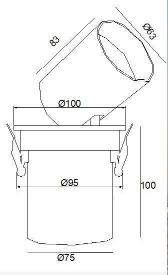 Hot Sale 12W Rotatable Downlight Surface Mounted for Supermarket Ce