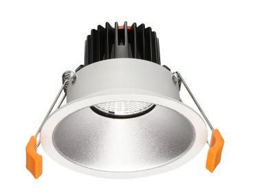 Frosted Silver LED Downlight Mounting Ring Plus X Series LED Module