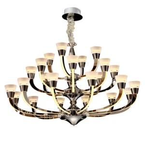 24 Lights 256W Fancy Lighting Stainless Steel Pendant Lamp